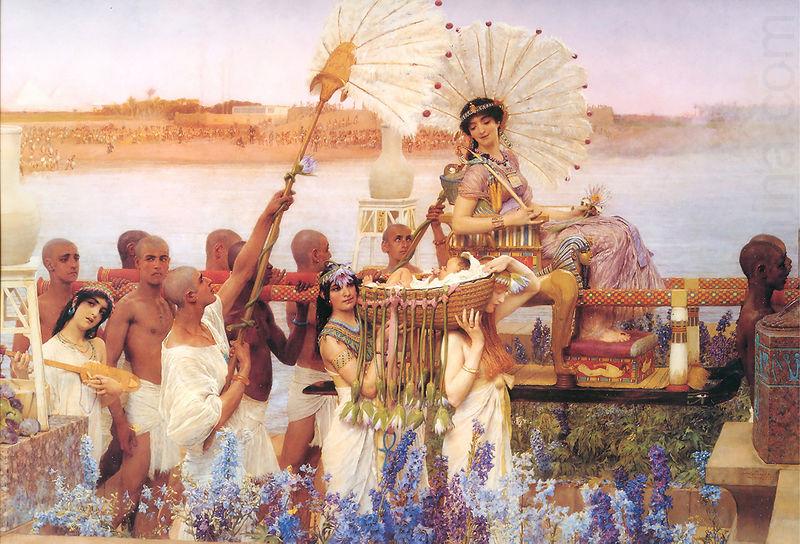 The finding of Moses, Laura Theresa Alma-Tadema